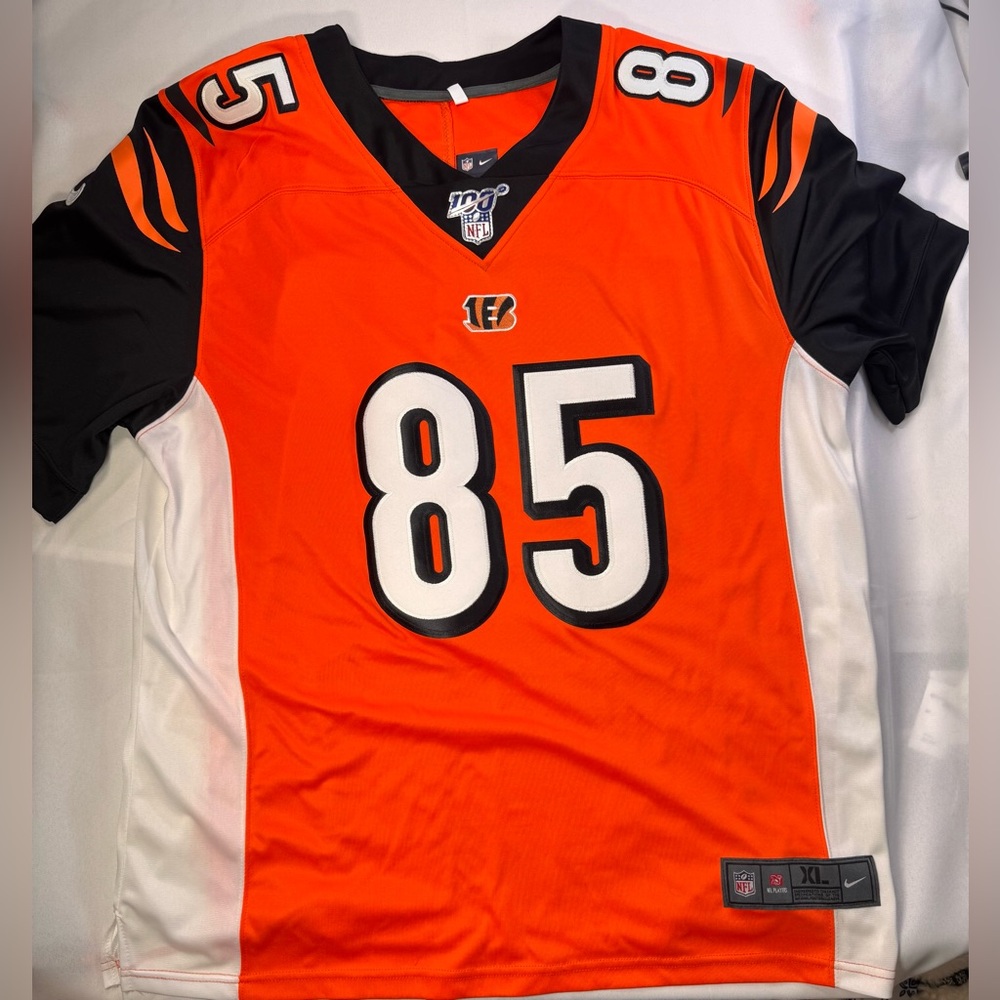 Cincinnati Bengals Nike SEWN Jersey #85 Tyler Eifert Pro Bowl Player- Size XL